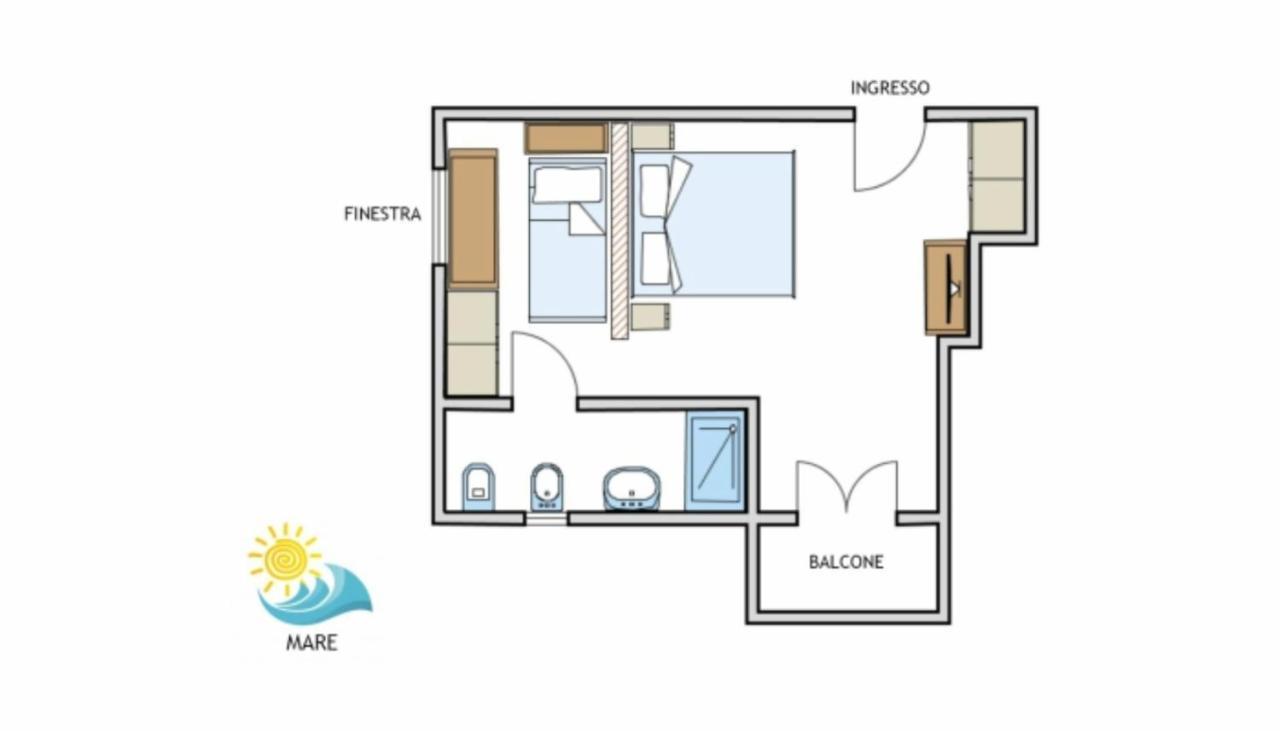 Hotel Villa Sole Resort Белариа-Игеа Марина Стая снимка